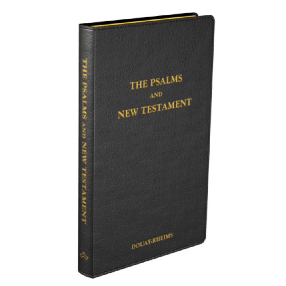 Psalms and New Testament (Black Leather)